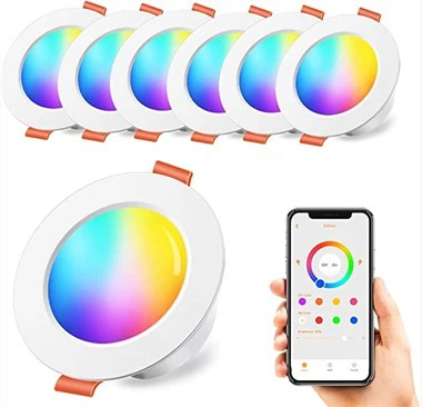 תאורה שקוע צבעוני RGB