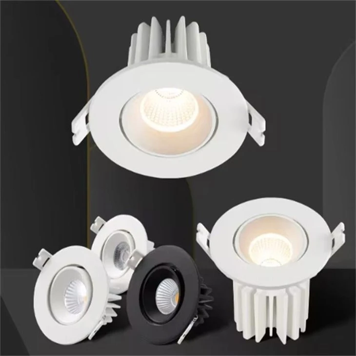 black recessed lighting